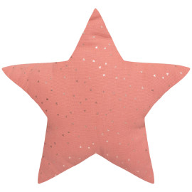 Cojín estrella rosa