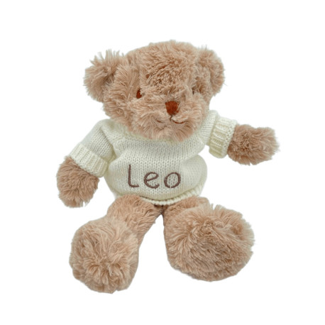 Osito teddy jersey con nombre bordado